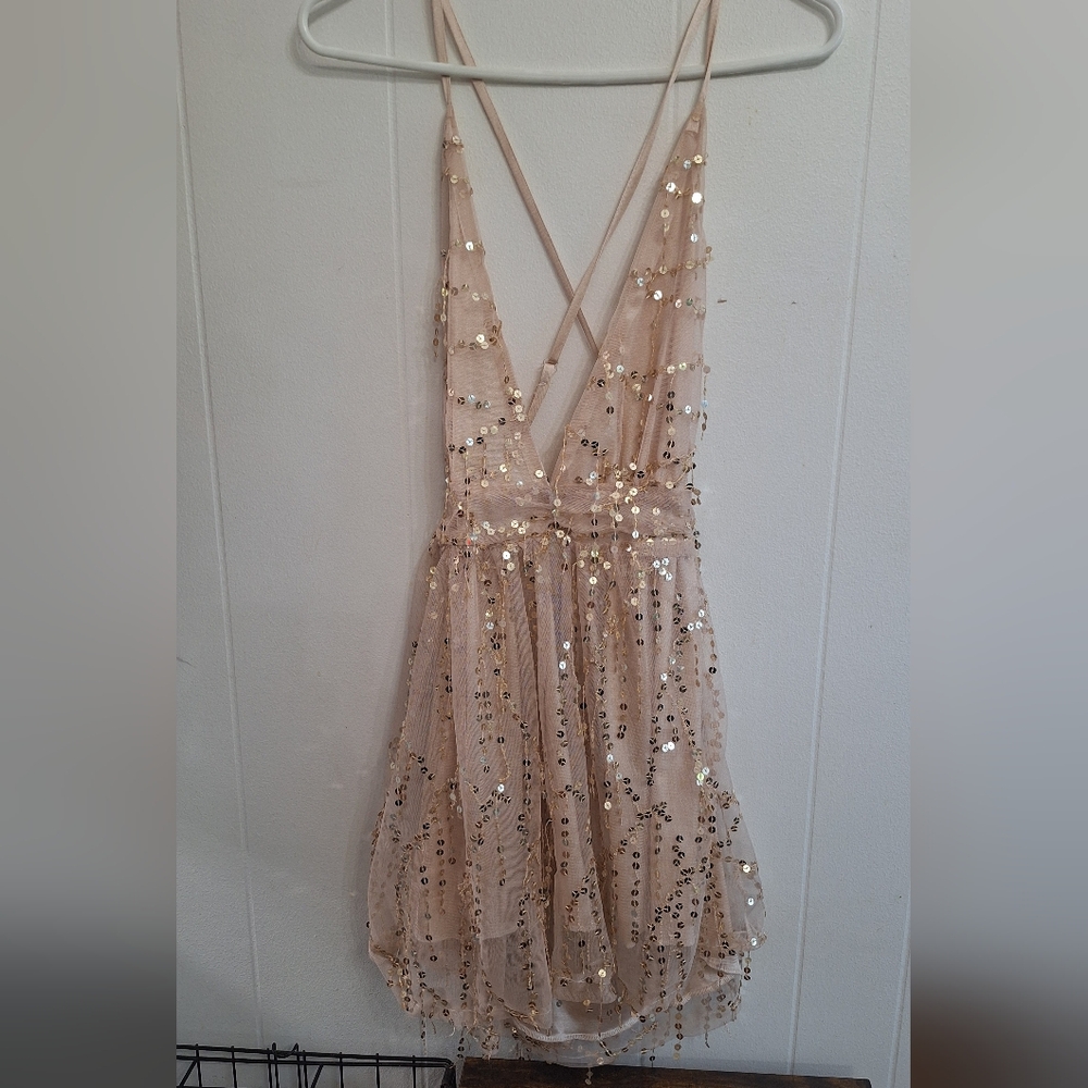 Sequin Embellished Dress